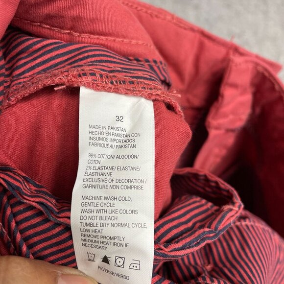NEW Izod Men's Size 32 Red Chino Shorts Cotton Blend - Picture 5 of 7